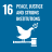 関連するSDGs 16 peace, justice and strong institutions